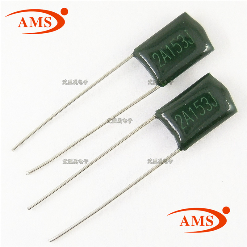 2A153J 15NF 0.015UF CL11绿色涤纶电容 100V153J 全新正品现货