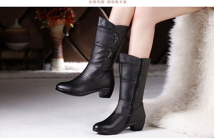 Bottes femme GIOVANNI en En cuir - Ref 3355474 Image 18