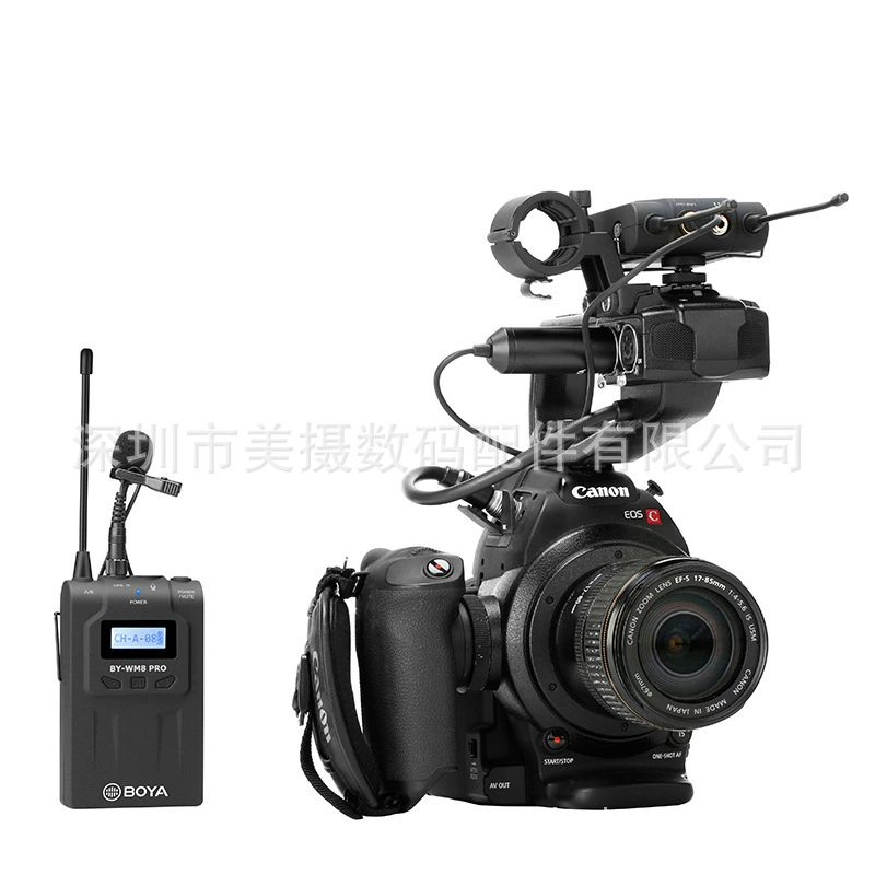BOYA BY-WM8PRO-K1 WM6 one-to-one wireless lavalier microphone camera interview microphone