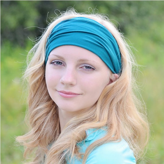 Pure Color Cotton Yoga Wide-brim Elastic Headgear Facial Mask Headband Wholesale Nihaojewelry display picture 14