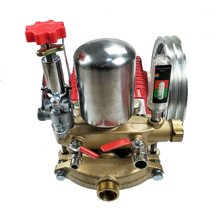 海顺45型三缸柱塞泵自动卸压关枪泄荷高压物理水泵喷雾机冲洗雾化