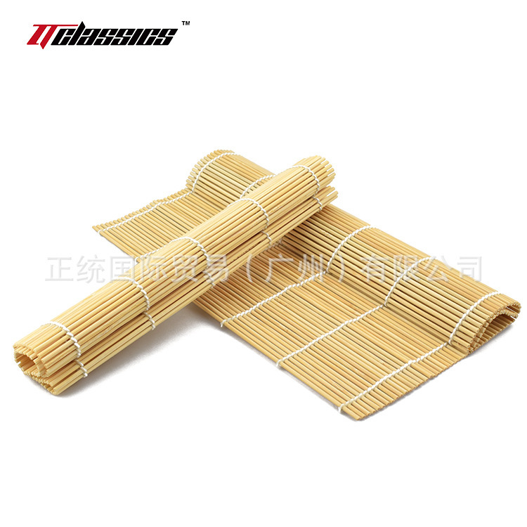 White Bamboo Sushi curtain sushi roller curtain kitchen sushi gadget bamboo curtain Laver rice sushi DIY sushi mat