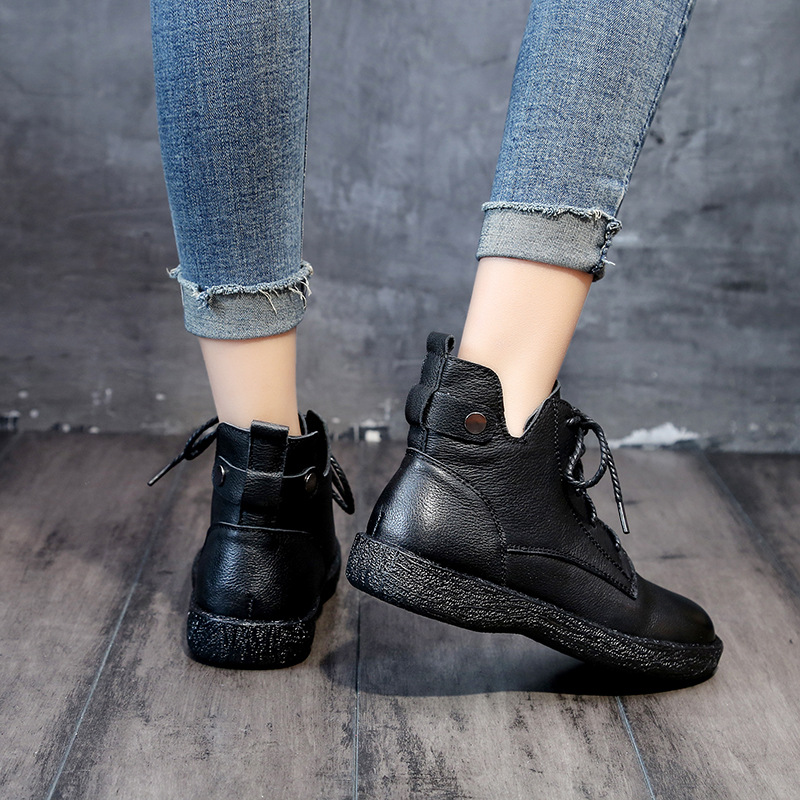 Bottes femme INFOHOMME en En cuir - Ref 3354726 Image 5