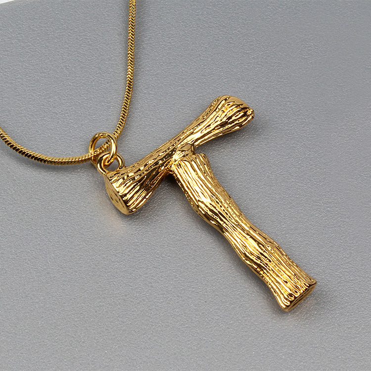 Alloy Material Vintage Style Letter Alloy Plating Unisex Pendant Necklace