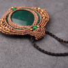 Genuine design long pendant, sweater, chain, agate necklace, European style, boho style, wholesale