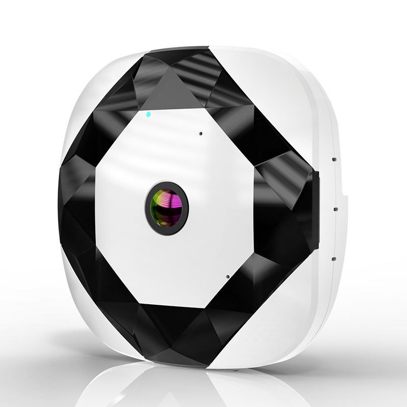 南北监控摄像头 无线wifi360度全景网络摄像机手机远程监视器