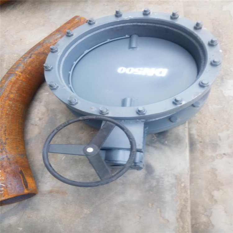 手动调节圆风门  一次风道用手动圆形挡板门  QX手动圆风门
