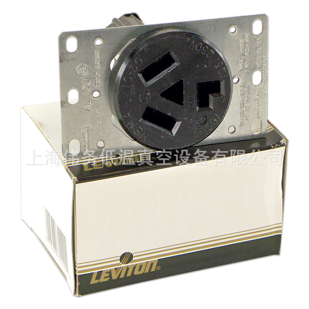 Leviton Power Outlet Receptacle 30A 125/250V Black 5207
