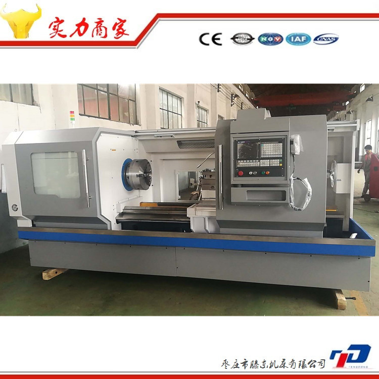 广州数控系统CK6180一米五数控车床，导轨高频淬火结合面贴塑处理