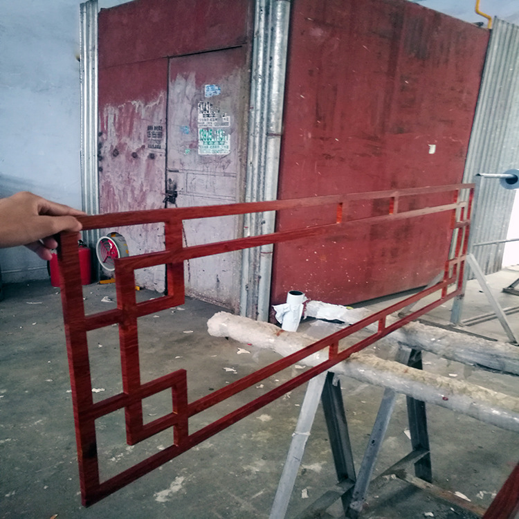 定制火锅店铝窗花【德普龙】仿古铝合金花格窗