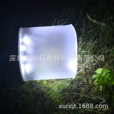 太阳能充气野营灯10LED折叠露营帐篷婚礼节日装饰彩灯速卖通爆款|ru