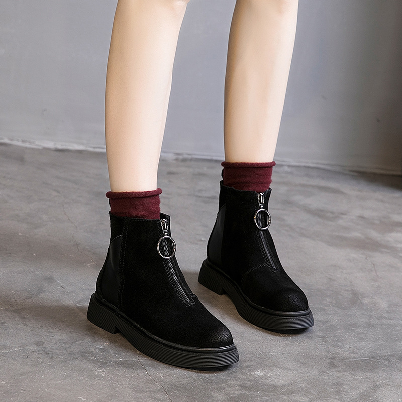 Bottes femme en En cuir - Ref 3355089 Image 3