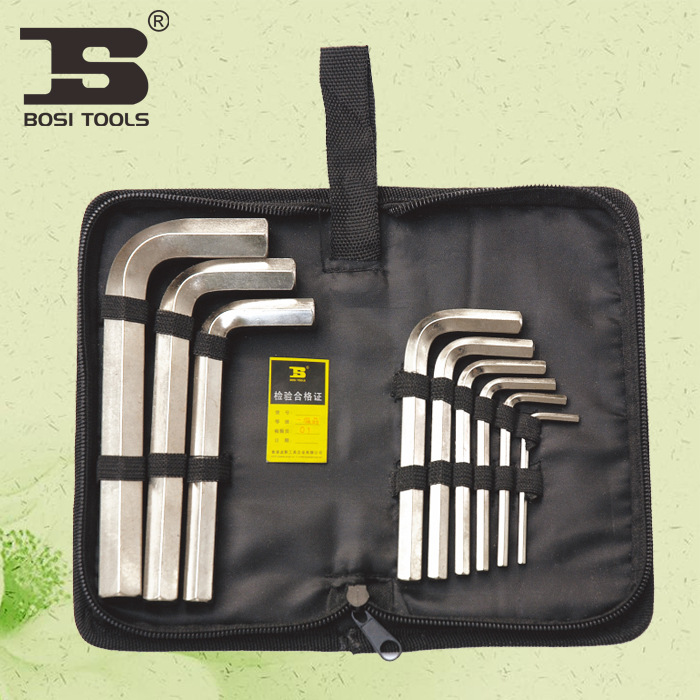 波斯工具牛津包内六角组套扳手 BS422807 BS422808 422809 422810