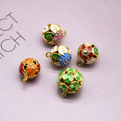 跨境日系手工飾品鈴鐺 手機鑰匙扣繩聖誕寵物項圈掛飾配件diy鈴鐺