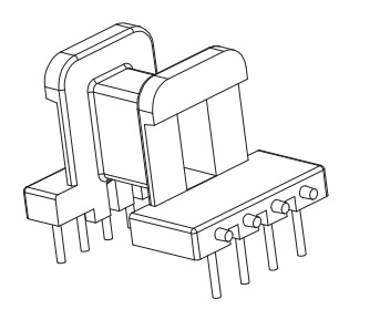 EE13骨架 YC-EE-1322 5+4P 电感线圈骨架厂家