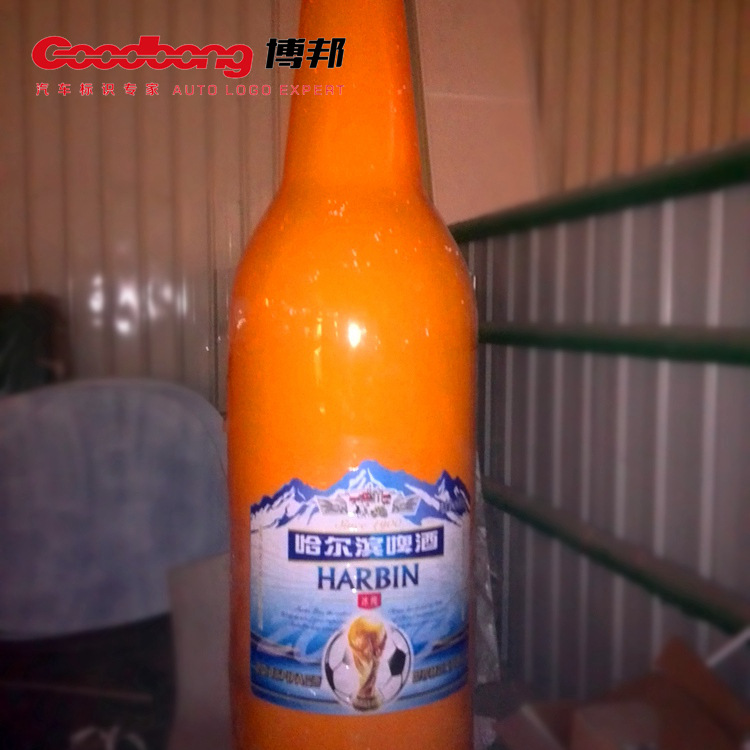 啤酒瓶子立式发光灯箱制作 LED通体吸塑灯箱 博邦厂家质保五年