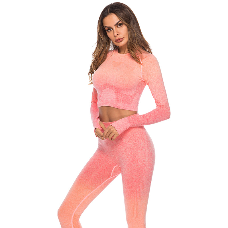 sexy long-sleeved fitness breathable T-shirt NSNS47231