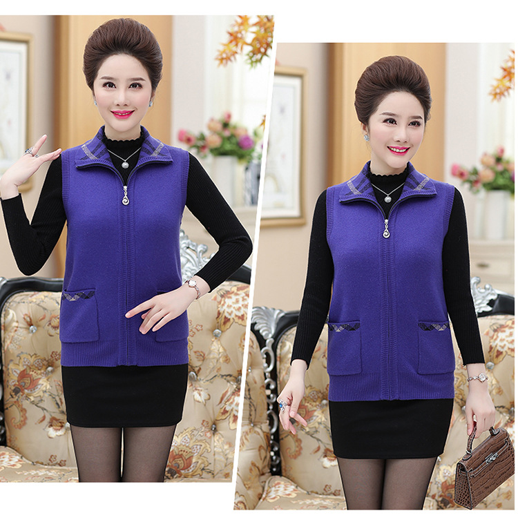 Gilet femme MOUTON ROUGE en Tricot - Ref 3317917 Image 15