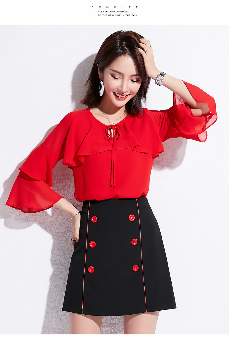 Costume femme VêTEMENTS SUOLIMEIYIZU  SUO LIMEI en Mousseline - Ref 3334349 Image 17