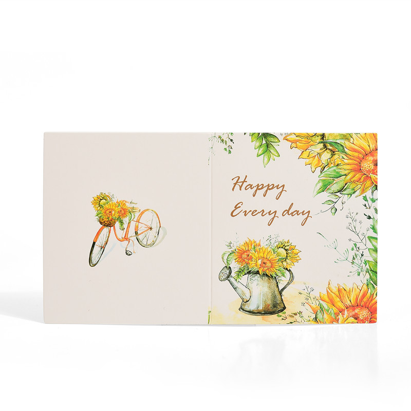 Corea del Sur creativo cumpleaños deseos tarjeta de felicitación del día de San Valentín Año Nuevo gracias Tarjeta de mensaje de negocios regalo tarjeta pequeña