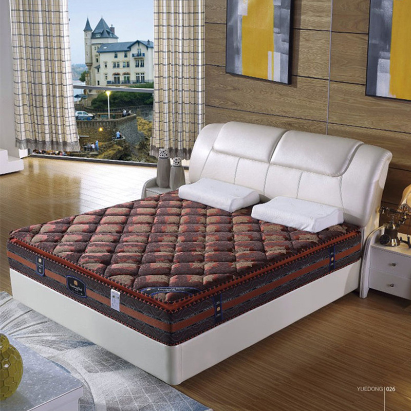 3-2红豪华床垫 密度海绵整网大芯簧制作床垫 成人舒适床垫子