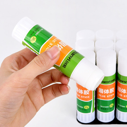 Chuangyi CY2003 office supplies white handmade solid glue student stationery strong glue glue stick 36g wholesale