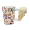 Cartoon Emoticon Pack Ice Cream Popsicle Ice Cream Popsicle Cup Cute Popsicle Ceramic Mug Water Cup