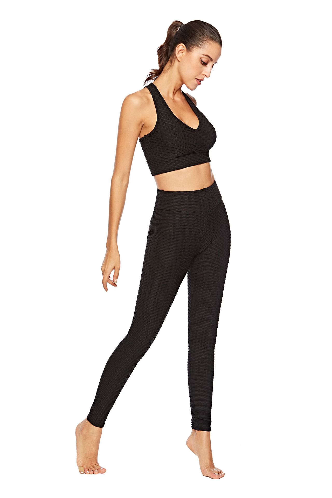 fashion jacquard yoga pants  NSNS12233