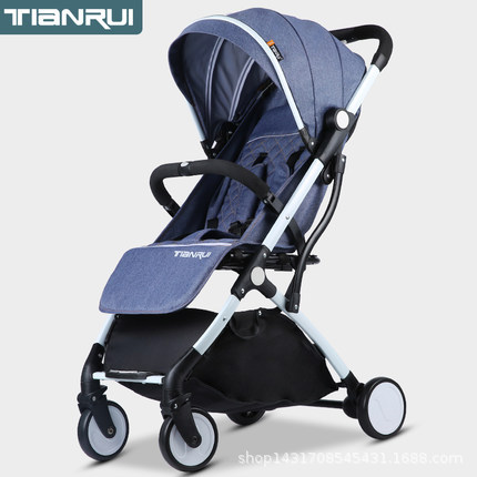 Tubo blanco azul denim