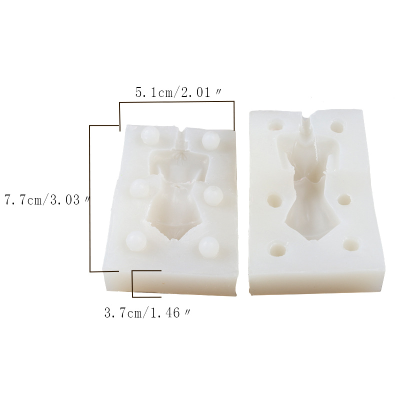 性感人体女模特立体硅胶模具翻糖蛋糕模具DIY皂硅胶模具