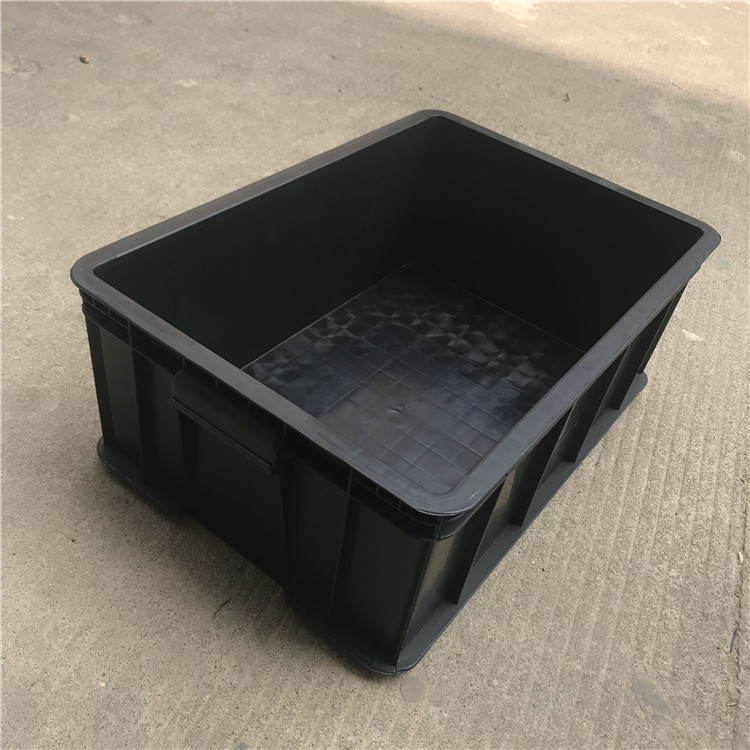 深圳静电塑料注塑箱 黑色pp运输塑料周转箱 惠州防水塑料注塑箱