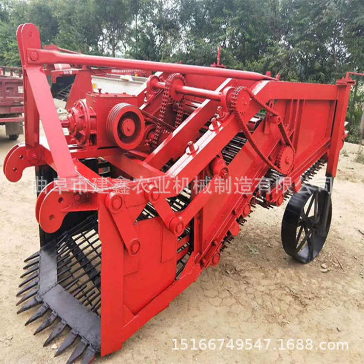 挖药机厂家大型中药材收割机半夏收割机药材苗收获机园林苗收获