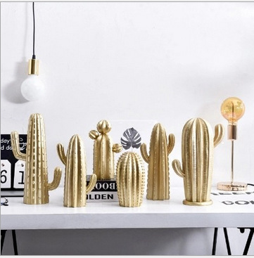 Креативная скандинавская реалистичная лампа для растений, украшение для гостиной в помещении, кактус