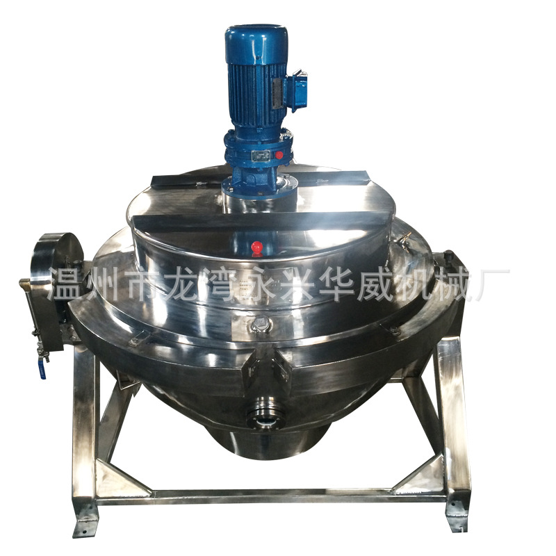 精品展示 可倾式燃气夹层锅  搅拌式夹层锅