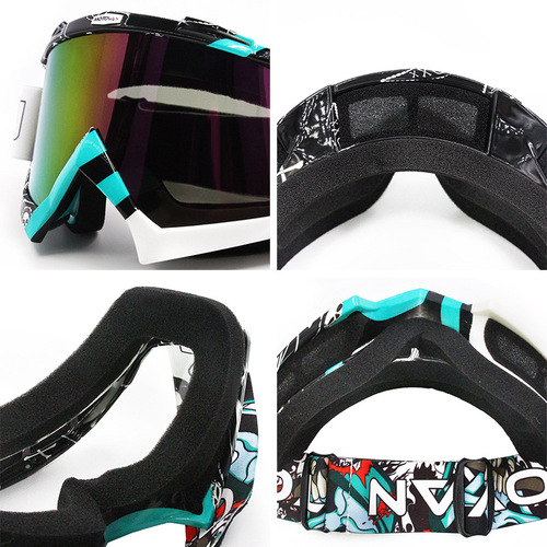 Cross-country helmet, riding goggles, motorcycle goggles, ski glasses, cross-country windproof goggles, goggles, downhill goggles