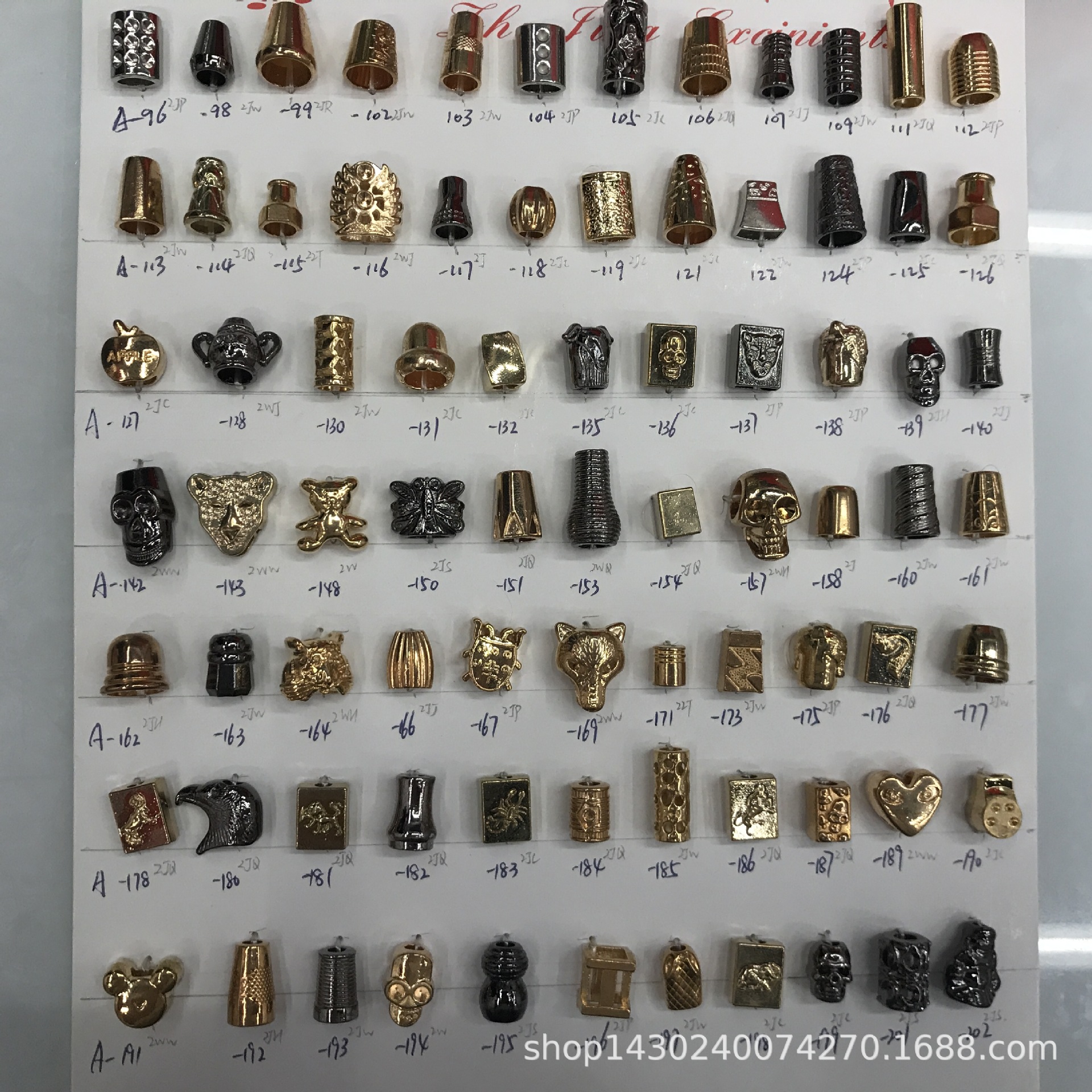 服装鞋帽配件 ABS塑料吊钟 流苏帽 可电镀金色/枪色/银色/古铜