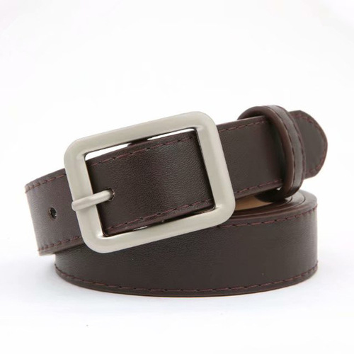 Manufacturer's hot selling women's belt imitation leather women's belt simple casual versatile student decorative pants belt wholesale
