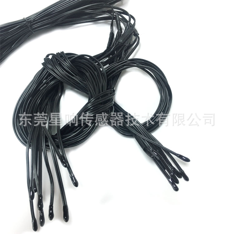 东莞星响供小型PVC线环氧封装 100k 3435测温探头NTC温度传感器