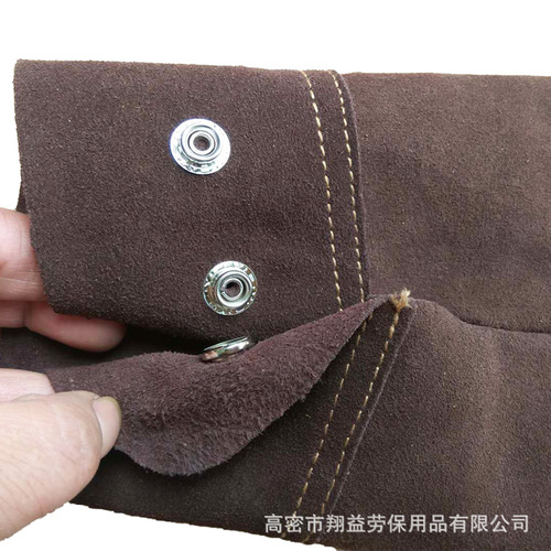 Wholesale cowhide wear-resistant, flame-retardant, high-temperature resistant welding sleeve, electric welding glove, labor protection sleeve, protective arm sleeve