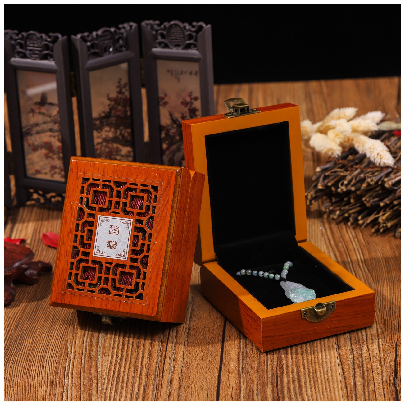 厂家批发 定制木制包装盒 送礼首饰盒手链盒子 珍藏品礼品盒