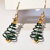 Earrings, suitable for import, with snowflakes, Birthday gift, wholesale