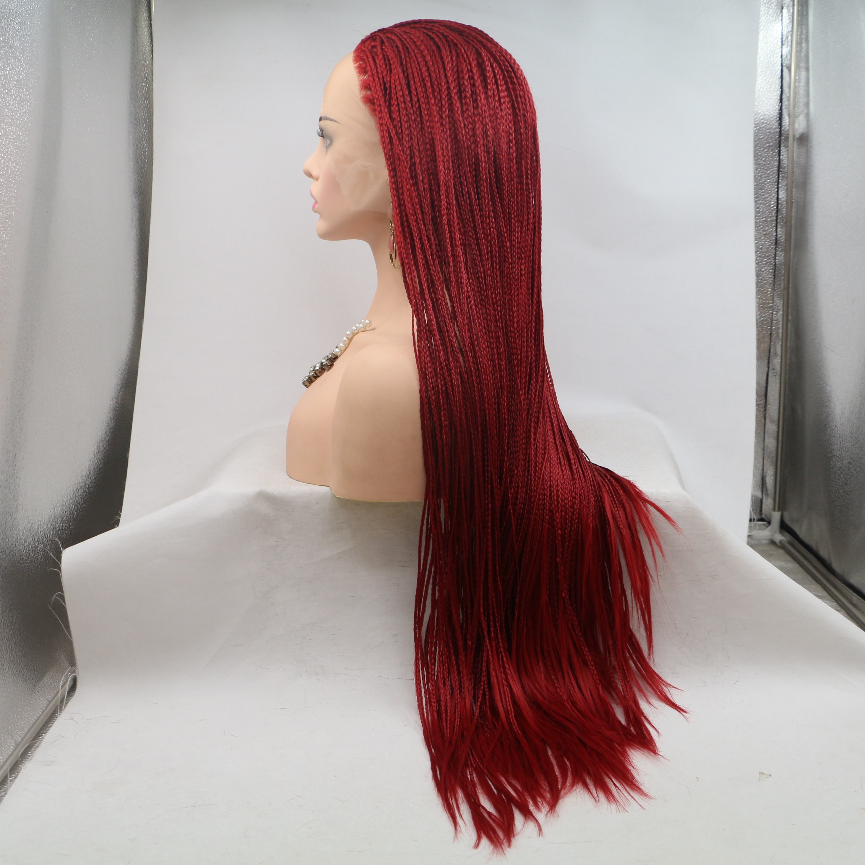 NEWLOOK PW1038 nueva moda peluca de pelo largo peluca de encaje peluca de entrenamiento