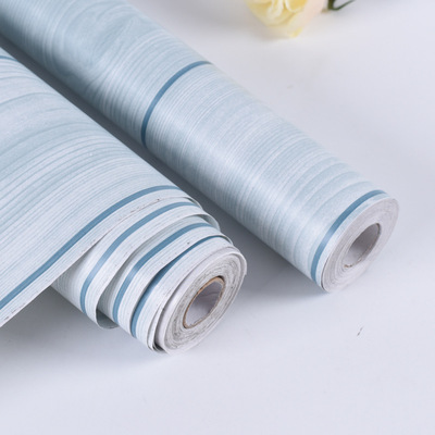 欧式木纹墙纸 创意卧室温馨壁纸 小清新沙发卧室背景墙墙纸批发|ru