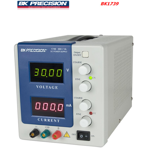 百科BK Precision 1739 精密低电流高分辨率直流电源供应器 30V1A