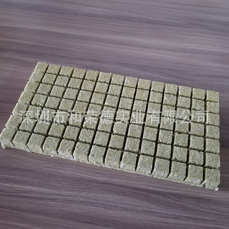 Grodan holandés hidropónico de lana roca enchufe soilless cultivo sustrato agrícola corte plántulas bloque 25*25*40mm