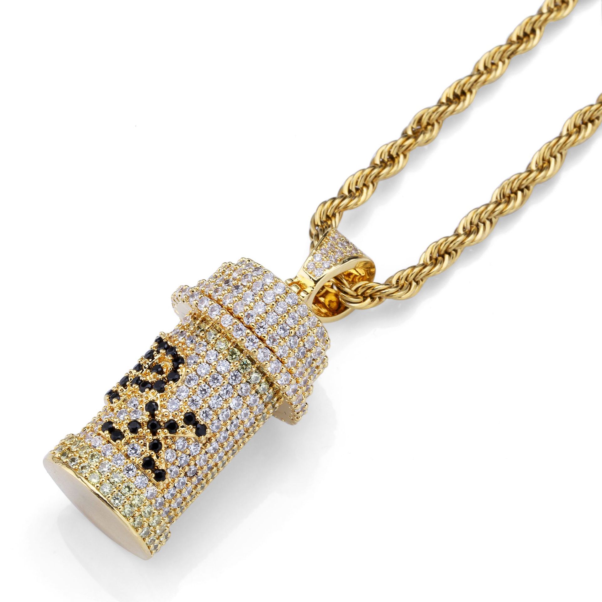 Wholesale Iced Out Pendant Mens Hip Hop Jewelry Luxury Designer