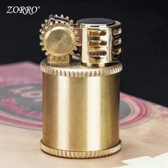 ZORRO Brass Windproof Kerosene Wooden Casing lighter 506 520 Wooden Casing lighter Raw material