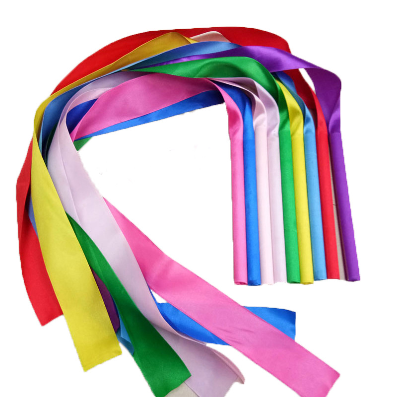 dance Red Ribbon children Morning exercises Gymnastics ribbon Ribbons kindergarten Setting-up exercises dance prop