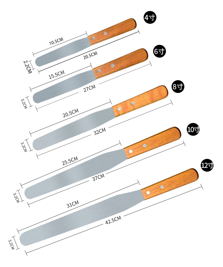 木柄直刀奶油刀_006