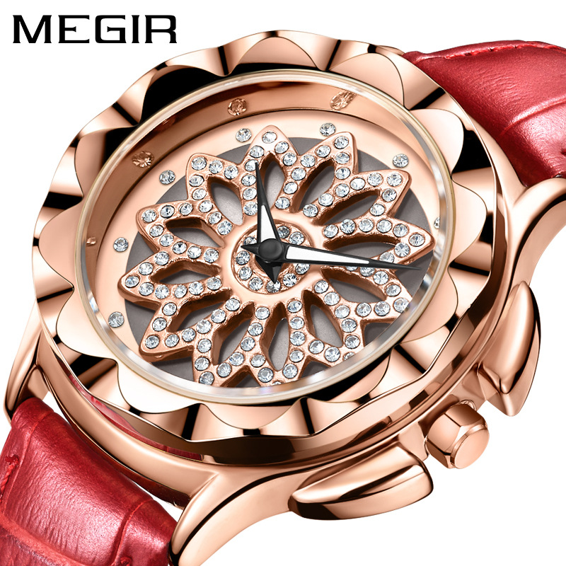 Hot selling authentic megir watch for wo...